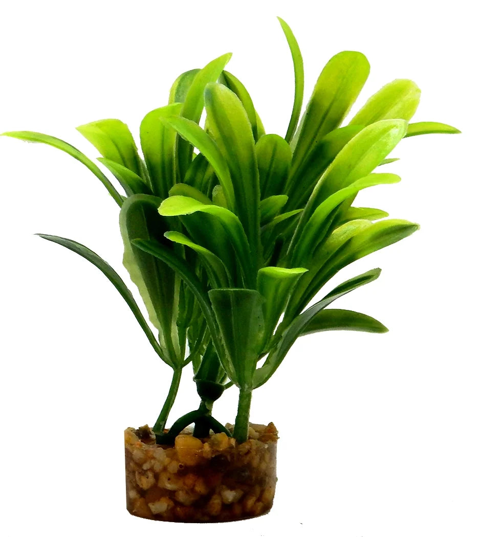 (6 Pack) Value Aquarium Plant Decoration - Green