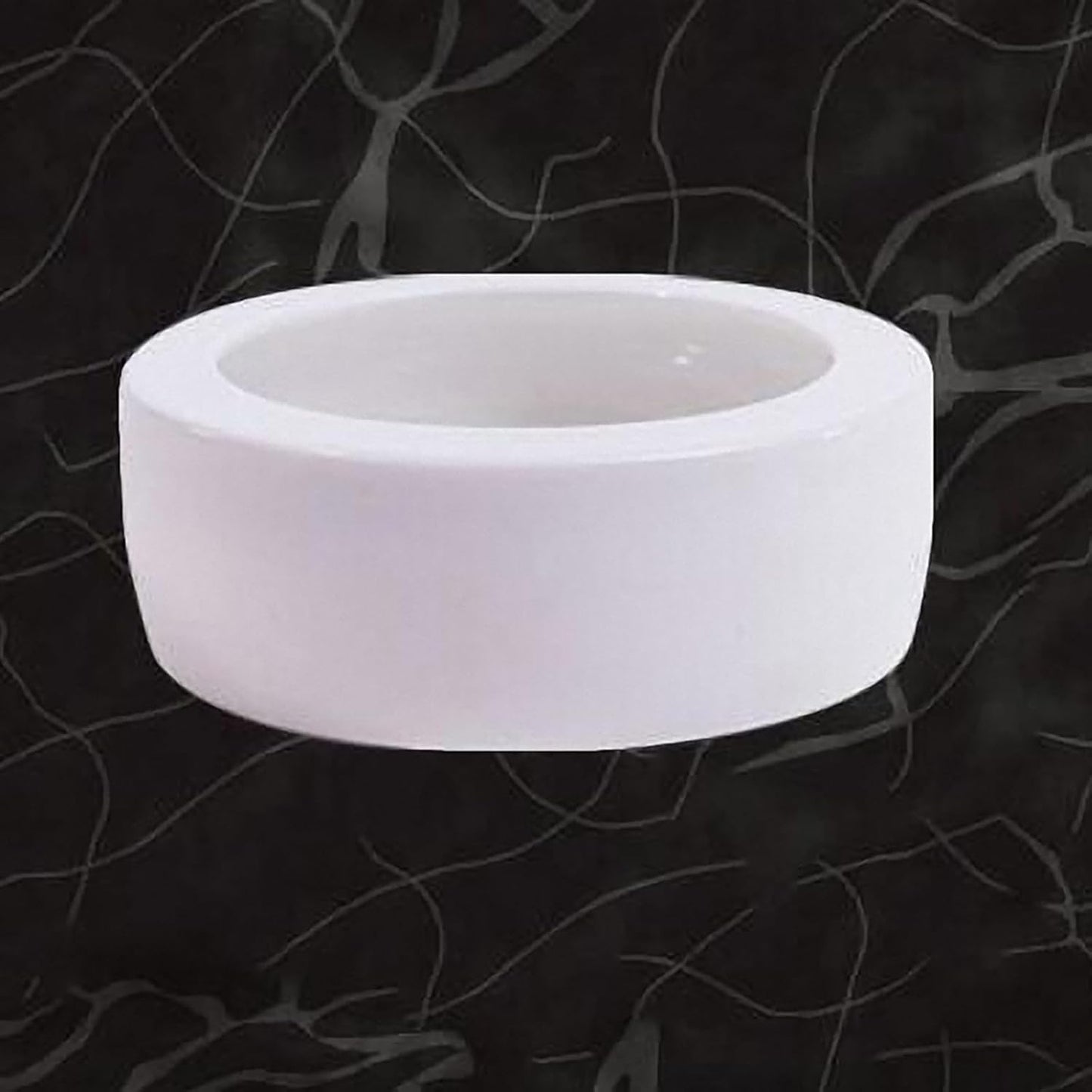 Worm Dish Mini Reptile Food Bowl Ceramics Made Mealworms Bowls Anti-Escape for Lizard Gecko Leopard Bearded Dragon (M)