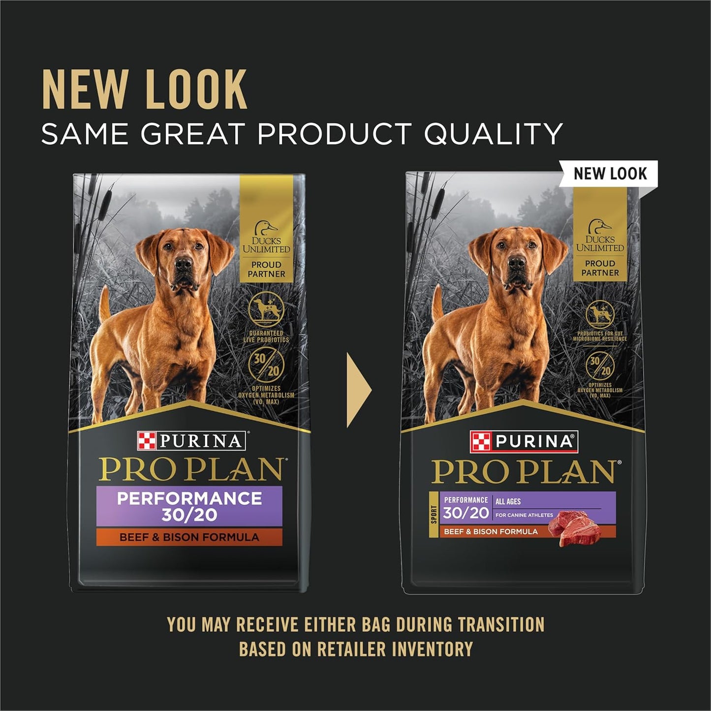 Sport Performance 30/20 Beef and Bison Formula Dry Dog Food - 33 Lb. Bag