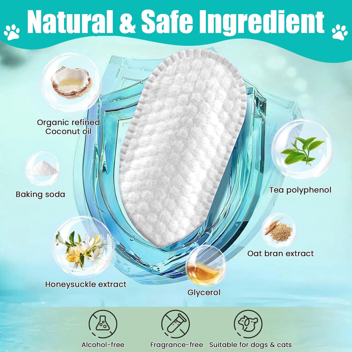 2-Pack Teeth and Ear Cleaner Finger Wipes