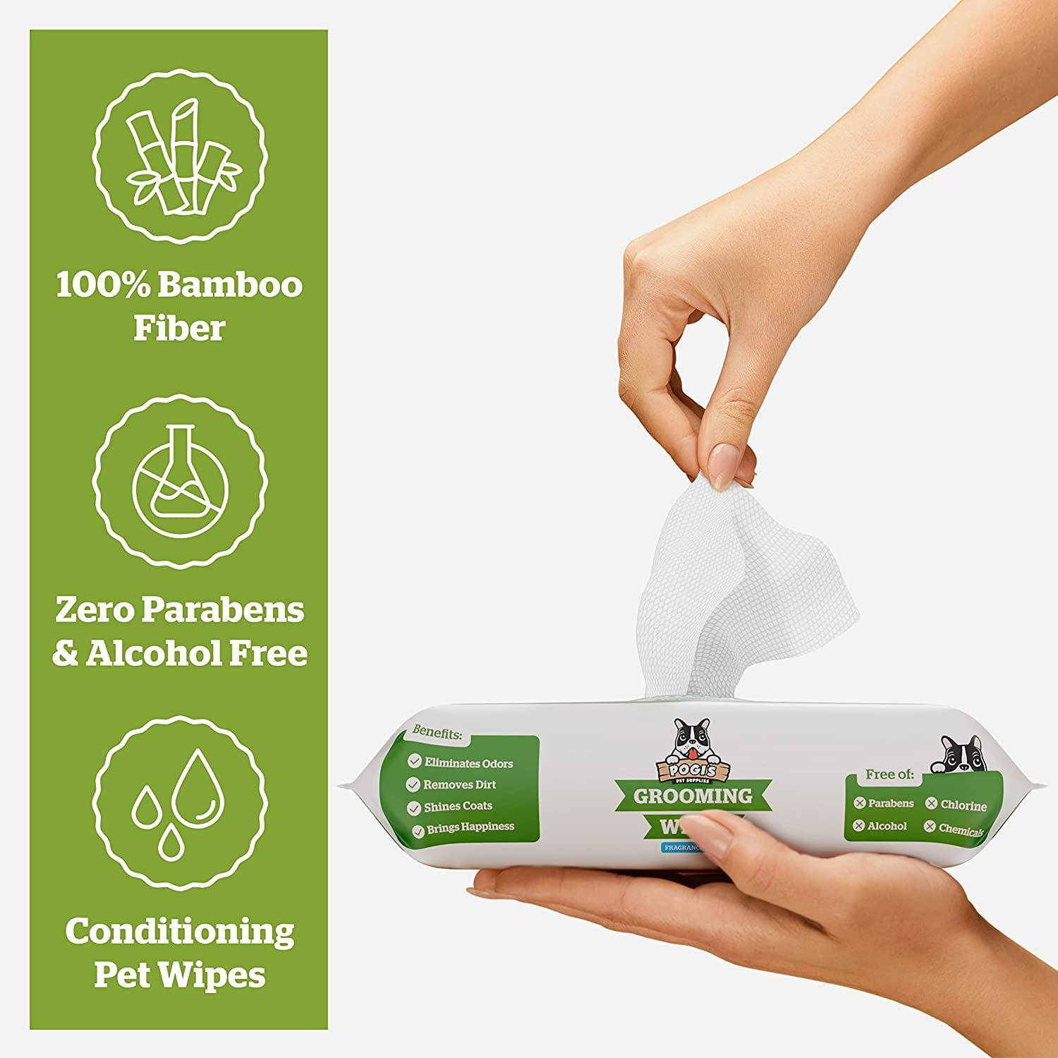 Pogi’S Dog Grooming Wipes 