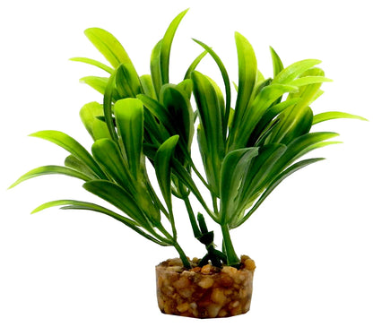 (6 Pack)  Value Aquarium Plant Decoration - Green
