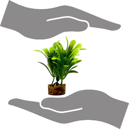 (6 Pack)  Value Aquarium Plant Decoration - Green