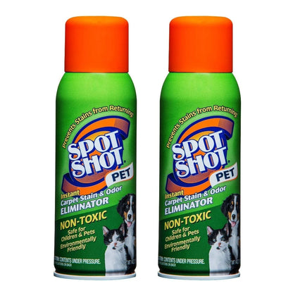 Pet Instant Carpet Stain & Odor Eliminator Spray, 14 Oz (Pack of 2)
