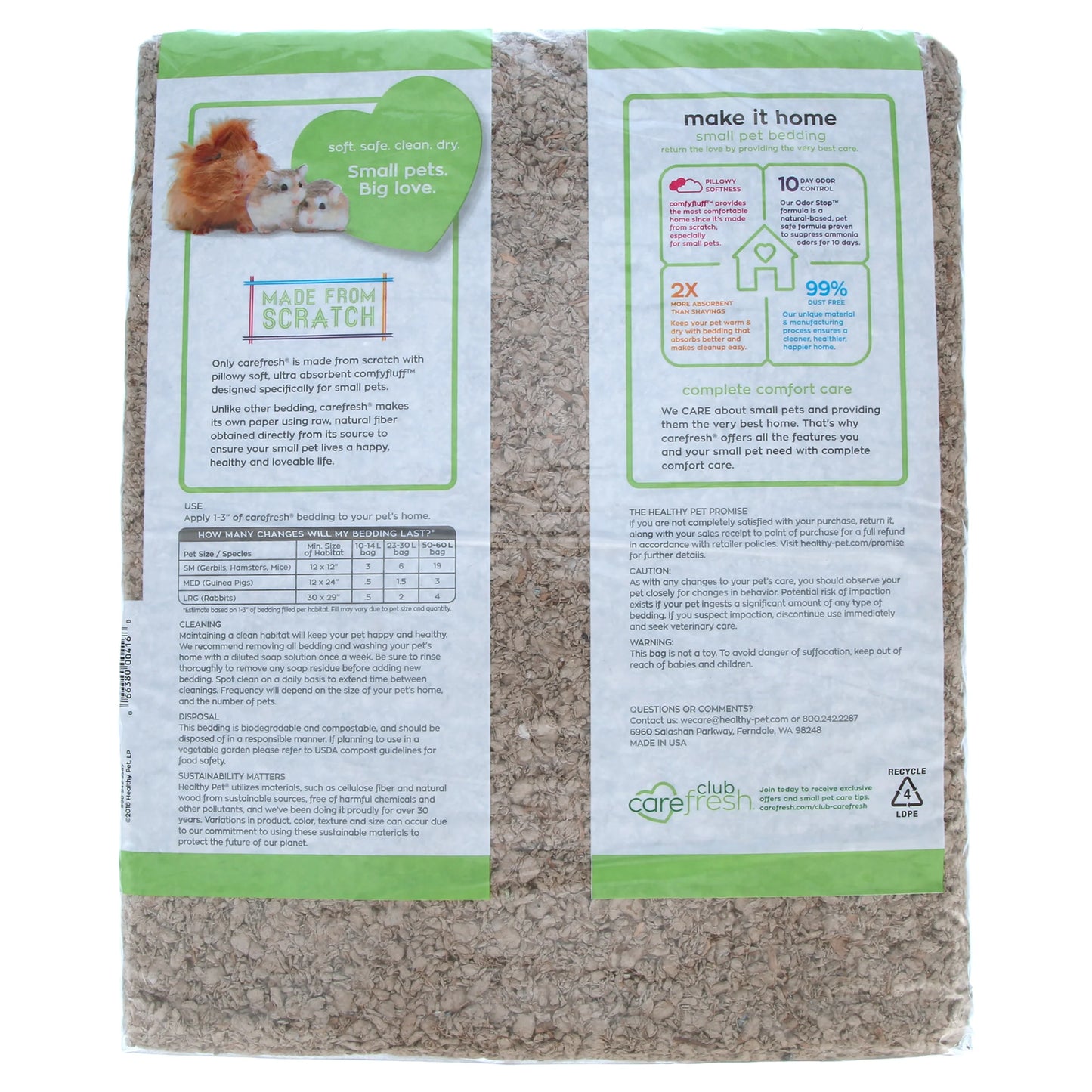 Pet Bedding for Small Animals