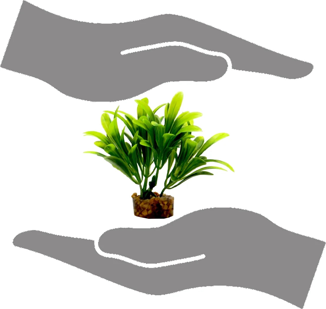(6 Pack)  Value Aquarium Plant Decoration - Green