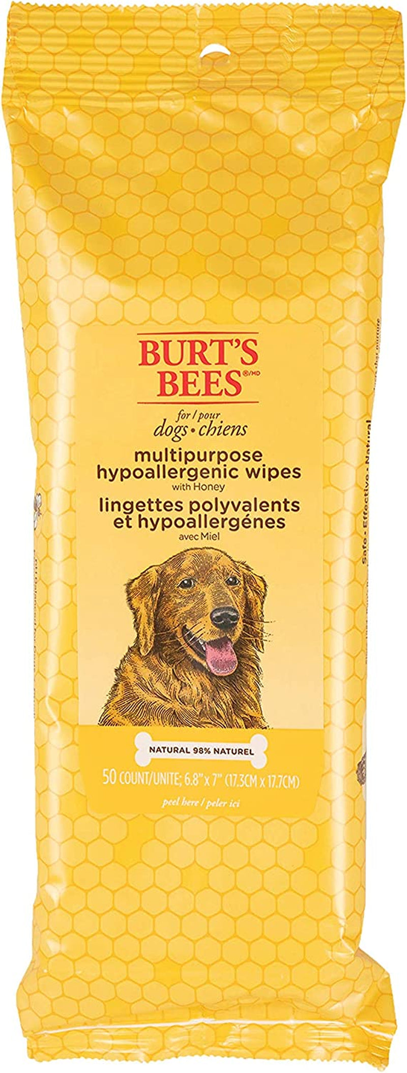 Multipurpose Dog Wipes with Honey