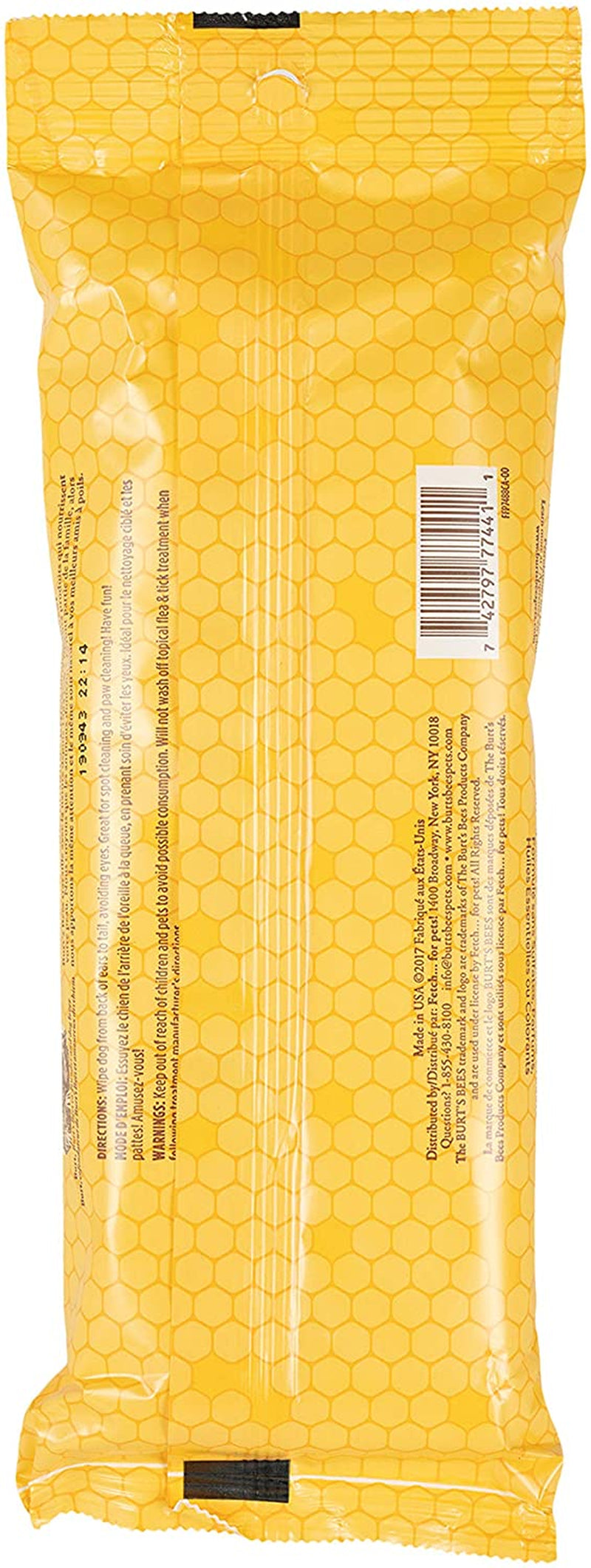 Multipurpose Dog Wipes with Honey