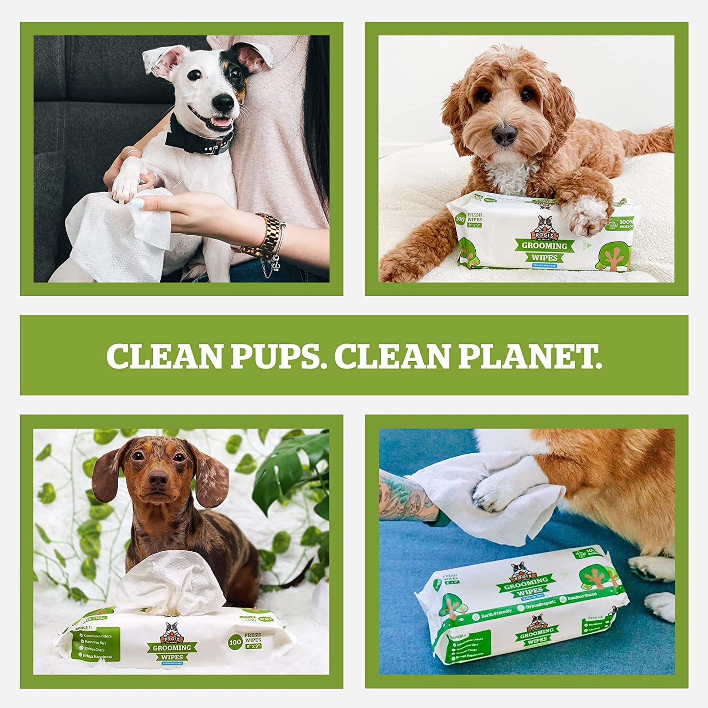 Pogi’S Dog Grooming Wipes 