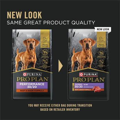 Sport Performance 30/20 Beef and Bison Formula Dry Dog Food - 33 Lb. Bag